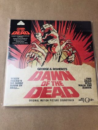 Dawn Of The Dead Soundtrack 2lp Goblin Vinyl Waxwork Records Oop Rare
