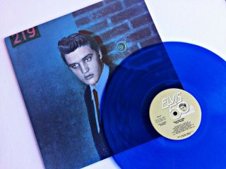 Elvis Presley - Reconsider Baby 50th Anniversary Blue Vinyl Lp Ex/ex