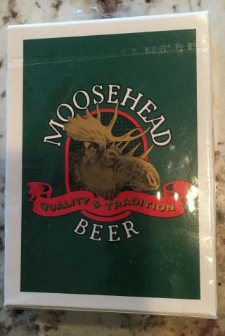 Moosehead Beer Playing Cards