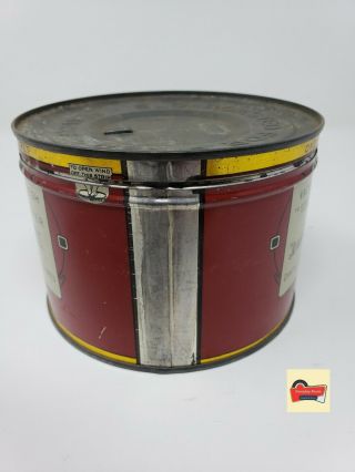 VERY RARE Vintage Antique Tin Can CANOVA BRAND COFFEE 1 lb KW w/lid 3