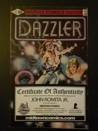 Dazzler 1 Signed By John Romita Jr