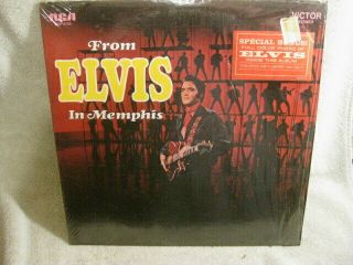 Elvis Presley From Elvis In Memphis Lp Nm 1969 Orig Rca Lsp - 4155,  Insert Shrink