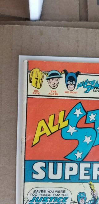 All Star Comics 58 fine,  DC 1976 - FIRST appearance POWER GIRL 3