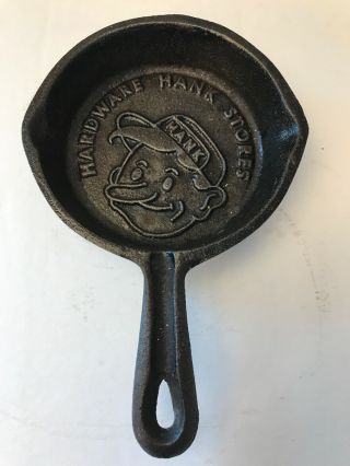 Vintage Collectible Hardware Hank Stores Mini Small Cast Iron Frying Pan Skillet