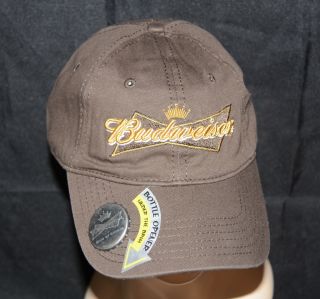 Vintage Bud Budweiser Beer Logo Baseball Cap Hat Osfm Bottle Opener