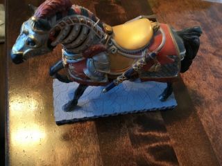 Trail Of The Painted Ponies Figurine Charger 12232 Rod Barker Artist