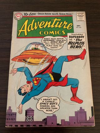 Adventure 264 Dc Comics 9/59 Strict Grade Vf 8.  0 Superboy Nr
