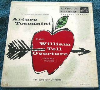 Toscanini - Rossini: William Tell Overture 2x45 Ep Erb - 7054 Rare Warhol Cover Art