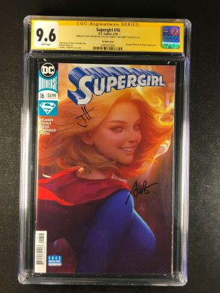 Supergirl 16 Cgc 9.  6 Signed By Jody Houser Stanley " Artgerm " Lau Variant Cover
