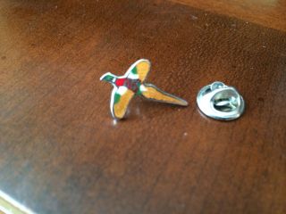 Vintage Pheasant Enamel Pin From The 1980s