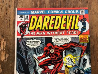 Daredevil 115 Marvel Comcis 1974 Incredible Hulk 181 1st Wolverine App in Ad w 2