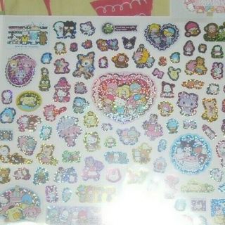 Sanrio 2019 ' 100 Characters zashikibuta Kuromi Little Twin Stars design stickers 3