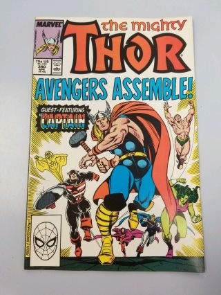 1988 Thor 390 Captain America Lifts Mjolnir Avengers Endgame