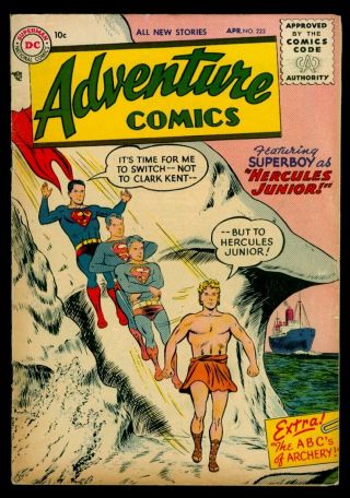 Dc Comics Adventure Comics 223 Superboy Aquaman Vg,  4.  5