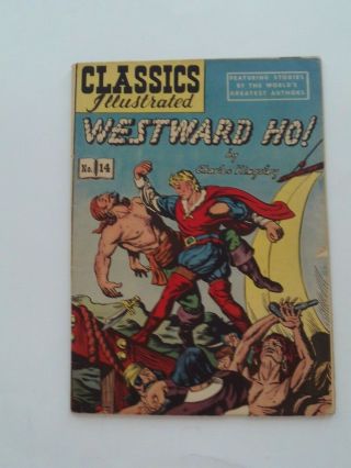 Classics Illustrated 14 - Westward Ho - Hrn 53 - Vg