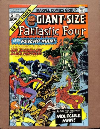 Giant Size Fantastic Four 5 - - The Inhumans Black Panther Marvel