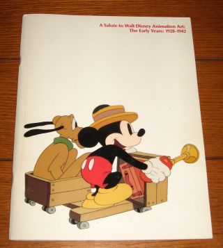 1990 A Salute To Walt Disney Animation Art: The Early Years: 1928 - 1942