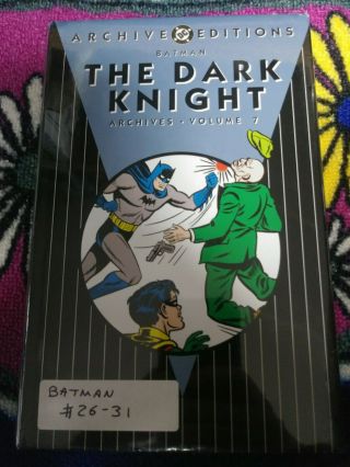 Batman - Dark Knight Archives Volume 7 - Reprints Bats 26 - 31] Hard Cover