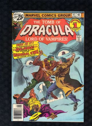 The Tomb Of Dracula 45 1st App Delon Frost Marvel Comics Group See Images A1