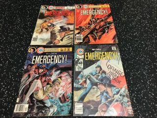 1976 Charlton Emergency Comics - Set Of 4