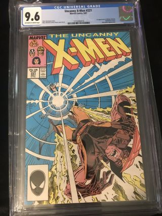 The Uncanny X - Men 221 9.  6 Cgc 1st Appearance Of Mister Sinister