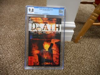 Death The Time Of Your Life 1 Cgc 9.  8 Dc Vertigo 1996 White P Neil Gaiman