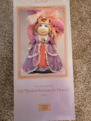 Miss Piggy As Marie Antoinette Vintage Enesco Collectors Doll