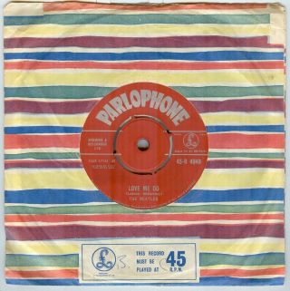 The Beatles Love Me Do Beat Parlophone Listen To It