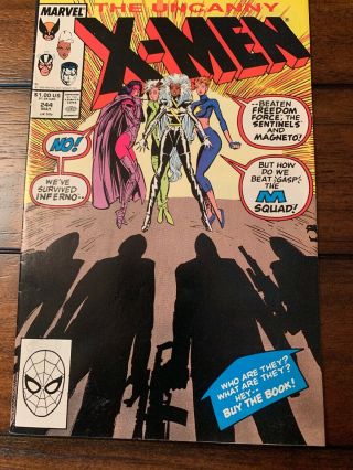 Uncanny X - Men 244 (1989) 1st Appearance Jubilee Marvel Comics Key Comic Book