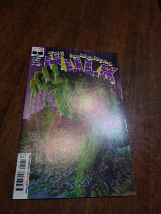 Immortal Hulk 1 First Print Marvel Comics Avengers Nm,  9.  6
