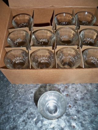 Barcardi Limon Shot Glasses Full Case Of A Dozen (12)