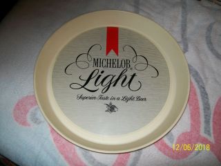 Michelob Light Beer 13 " Inch Plastic Tray,  Anheuser - Busch,  St Louis Mo