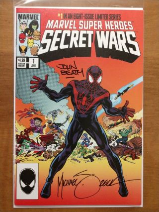 Secret Wars 1 Heroescon Exclusive Variant Signed By Beatty & Zeck With