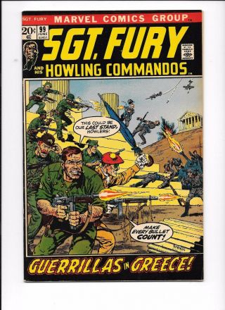 Sgt.  Fury And His Howling Commandos 99 June 1972