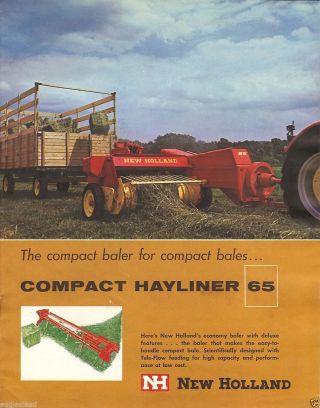 Farm Equipment Brochure - Holland - 65 - Compact Hayliner - C1960 (f2941)