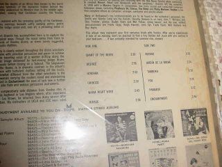 Robert Drasnin LP TOPS MAYFAIR stereo ' Voodoo ' exotica - yellow vinyl 2