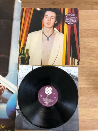 Sid Vicious - Sid Sings Rare Uk Orig Lp,  Rare Poster 1979.  Sex Pistols