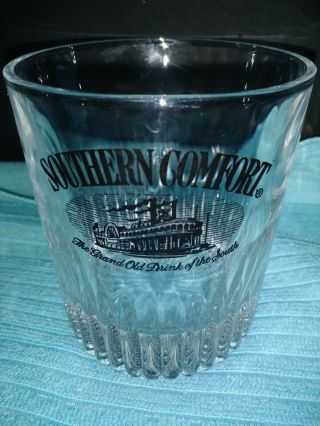 Southern Comfort Steamboat Glass Tumbler Rocks Old Fashioned Drink Of The South