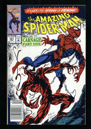 Spider - Man 361 Fn/vf 7.  0 1st Carnage