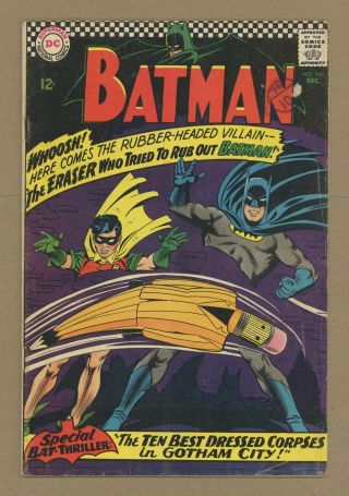Batman 188 1967 Gd 2.  0