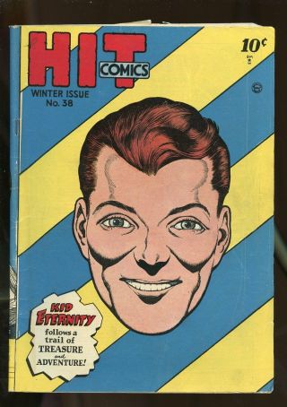 Hit Comics 38 Very Good - 3.  5 Kid Eternity 1945 Quality Comics