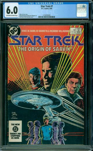Star Trek 7 Cgc 6.  0 Saavik Kirk Spock Mccoy