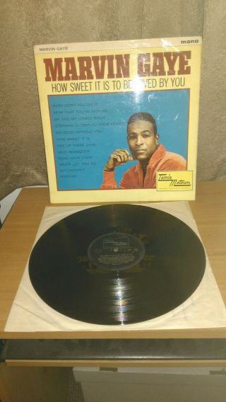 Marvin Gaye How Sweet It Is To Be Loved By You - Uk Mono Motown Lp Ex,