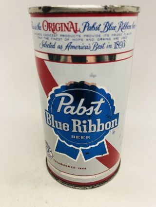 Pabst Blue Ribbon Beer - 1960’s Flat Top Can.  Milwaukee,  Wisconsin - Wi
