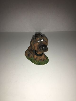Bloodhound Bobble Head Hound Dog Figurine Humorous B1