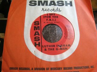 ♚ LUTHER INGRAM ' I Spy For The FBI ' NM,  COVER stamped Northern Soul 45 3