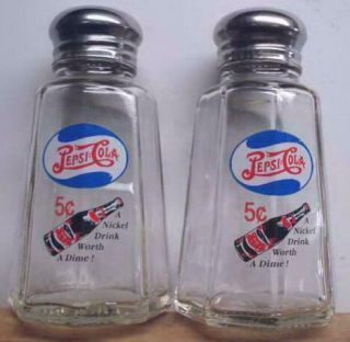 A Charming Pepsi Cola Salt And Pepper Shakers