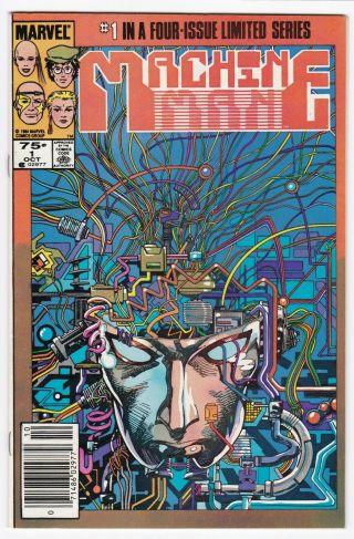 Machine Man 1 2 3 4 Set (1984,  Marvel) 1st App Arno Stark / Iron Man 2020