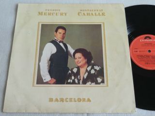 Freddie Mercury Montserrat Barcelona Lp Made In Brazil First Pressing 1988 Queen