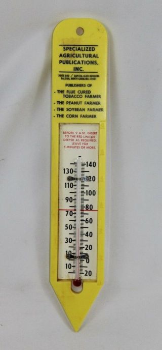 Vintage Specialized Agricultural Publications,  Inc.  Ground Thermometer
